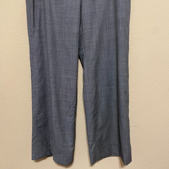 Ann Taylor Audrey Italian Wool Trouser Pants Womens Size 8 Lined Wide Leg Career - Picture 5 of 7